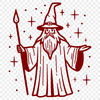 Free Unique Wizard Drawing