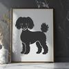 Poodle Decal In SVG, PNG, PDF And DXF Formats