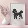 Beautiful Poodle In SVG Format