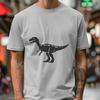 Artistic Dino - Sublimation SVG