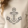 Artistic Anchor - Vinyl PNG