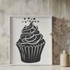 Cupcake Digital Art In SVG File Format For Free Download