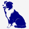 Free Unique Australian Shepherd Vector Illustration DXF - Commercial Use