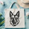 Creative German Shepherd In SVG - Free Download