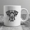 Stunning Great Dane - Laser Engraver PNG