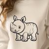 Cute Rhino In PNG Format - Free Download