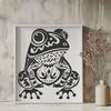 Ornate Toad In SVG & DXF