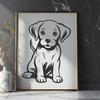 Stunning Puppy - Vinyl SVG