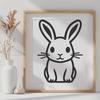 Stunning Rabbit - DXF For Commercial Use