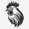 Beautiful Rooster SVG - For Laser Cutter Project