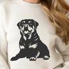 Stunning Rottweiler In PNG & SVG