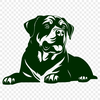 Laying Rottweiler Printable Image