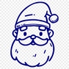 Unique Father Christmas In SVG - Free Download