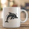 Unique Dolphin In DXF Free Commercial Use Download