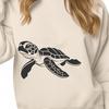 Sea Turtle Vector Drawing In SVG, PNG, PDF And DXF Formats