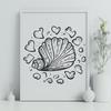 Artistic Seashell - DXF For Commercial Use