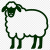 Sheep Vector Drawing In SVG File Format For Free Download