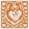 Beautiful Shetland Sheepdog In SVG - Free Download