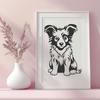 Free Shetland Sheepdog - For Craft Project