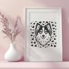 Free Shetland Sheepdog - Laser Engraver DXF