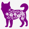 Beautiful Standing Shiba Inu Design - PDF