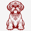 Stunning Shih Tzu Digital Drawing