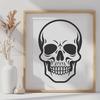 Beautiful Skull In PDF Free Commercial Use Download