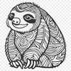 Sloth Clipart In SVG, PNG, PDF And DXF File Formats