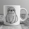 Unique Sloth - Craft PNG