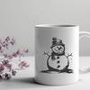 Stunning Snowman In DXF Format