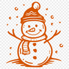 Creative Snowman - Procreate PDF