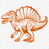 Unique Dinosaur In SVG - For Free Download, Commercial Use