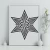 Free Star Vector Drawing - Free PDF