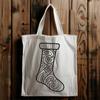 Artistic Stocking - Craft DXF