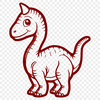 Creative Dino Printable Artwork - Free SVG Download