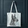 Ornate Vector Illustration of a Doberman Pinscher Vector graphics of a Doberman Pinscher, suitable for cutting machine projects or digital design use.