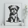 Morkie Vector Art In SVG, PNG, PDF And DXF File Formats