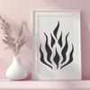 Stunning Flames Template In PNG For Free Download