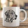 Ornate Great Dane - For Sublimation Project