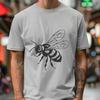 Beautiful Flying Bee - PNG