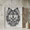 Ornate Laser Vector Drawing