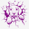 Artistic Puppy - Vinyl PNG Free Download