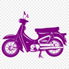 Artistic Motorcycle Clip Art