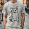 Free Sitting Corgi - PNG