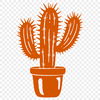 Unique Cactus Digital Drawing In PDF For Free Download