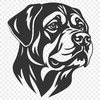 Free Unique Rottweiler Digital Artwork PNG - Commercial Use