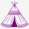 Unique Tent In SVG, PNG, PDF And DXF File Formats - Free