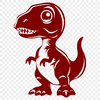 Free Creative Dinosaur Vector Illustration