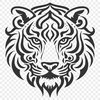 Stunning Tiger Drawing - Free PNG