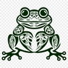 Artistic Toad SVG, PNG, PDF And DXF Files